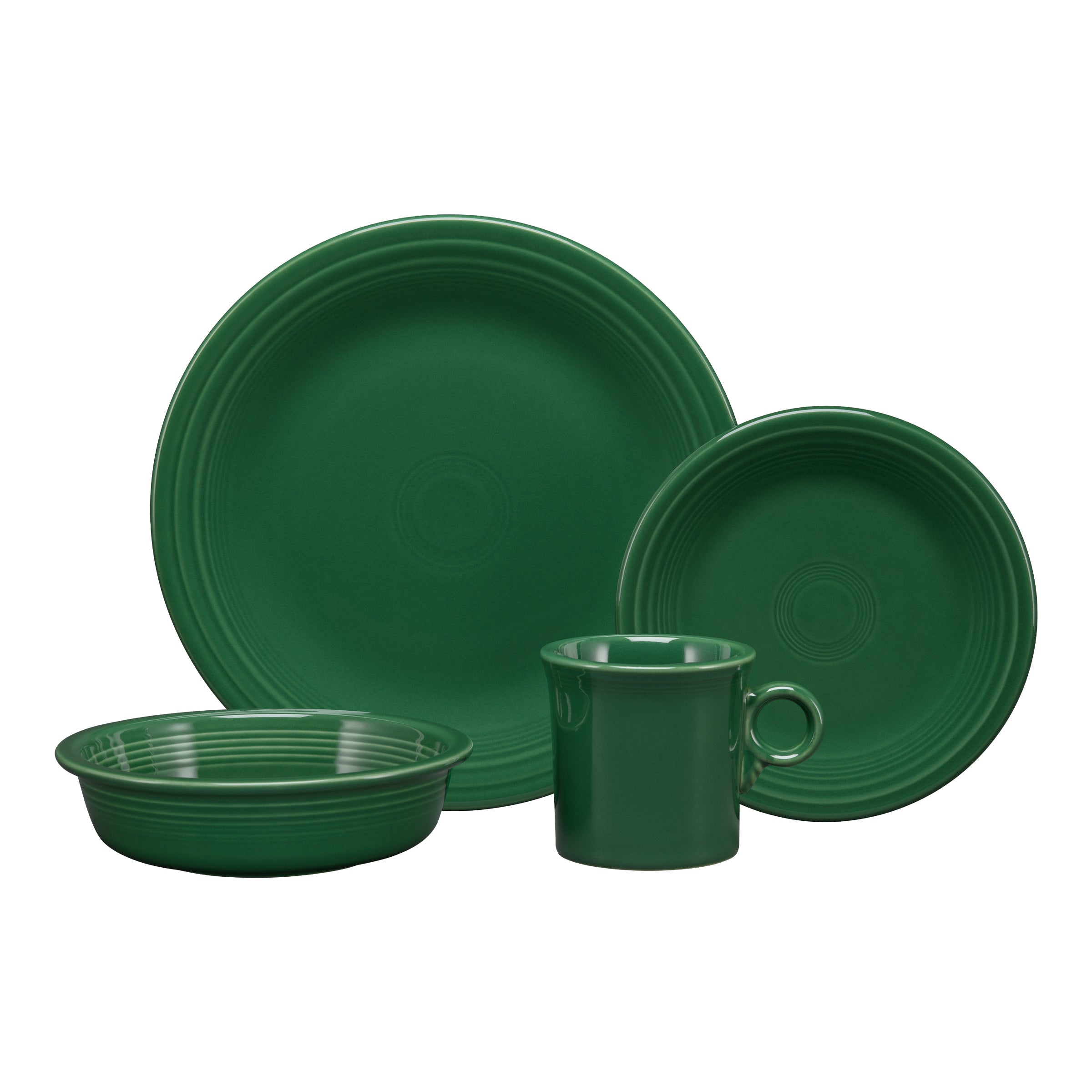 Fiesta Dinnerware - Classic Rim 4-Piece Place Setting, Service for 1 - Image 8