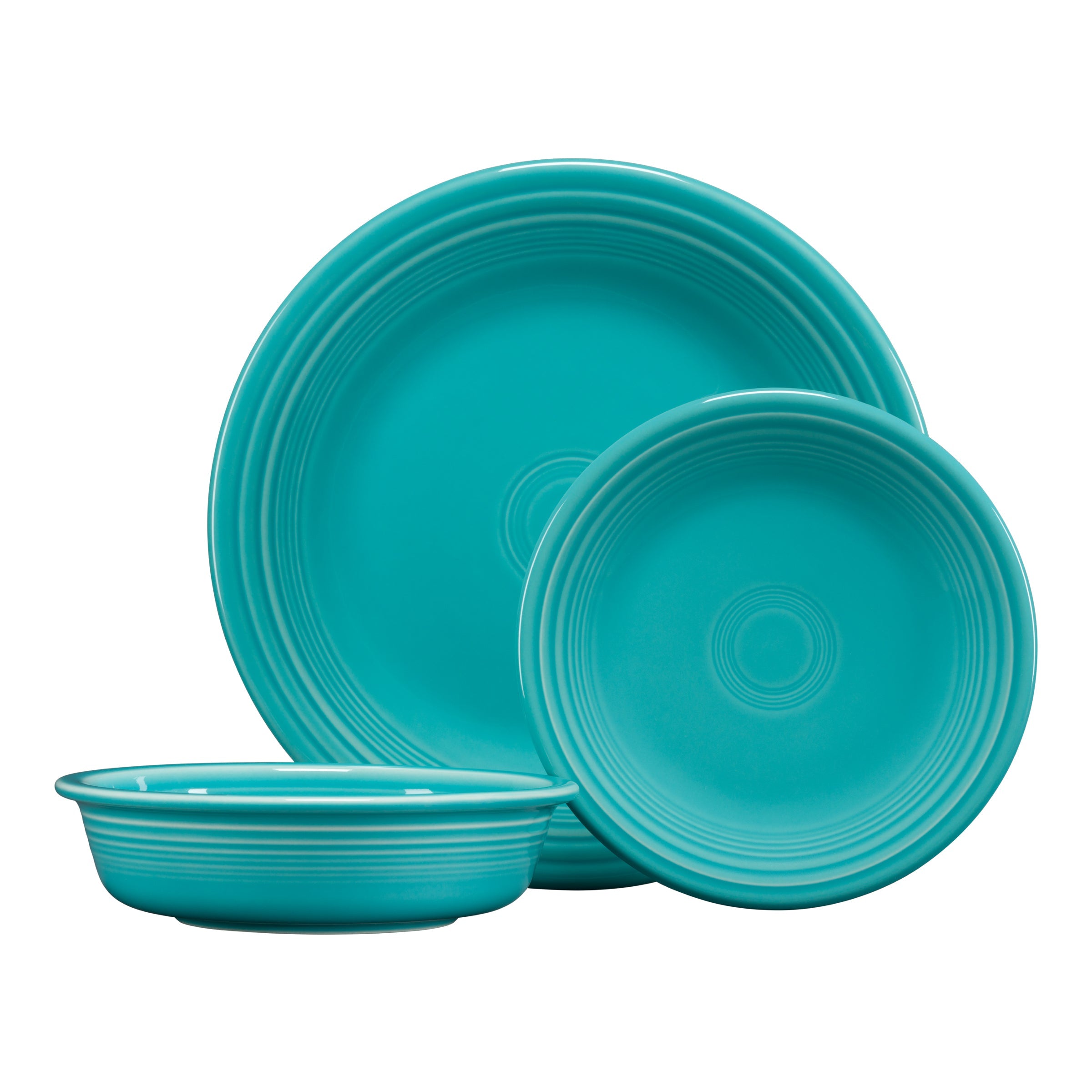 Fiesta Dinnerware - Classic Rim 3-Piece Place Setting, Service for 1 - Image 9