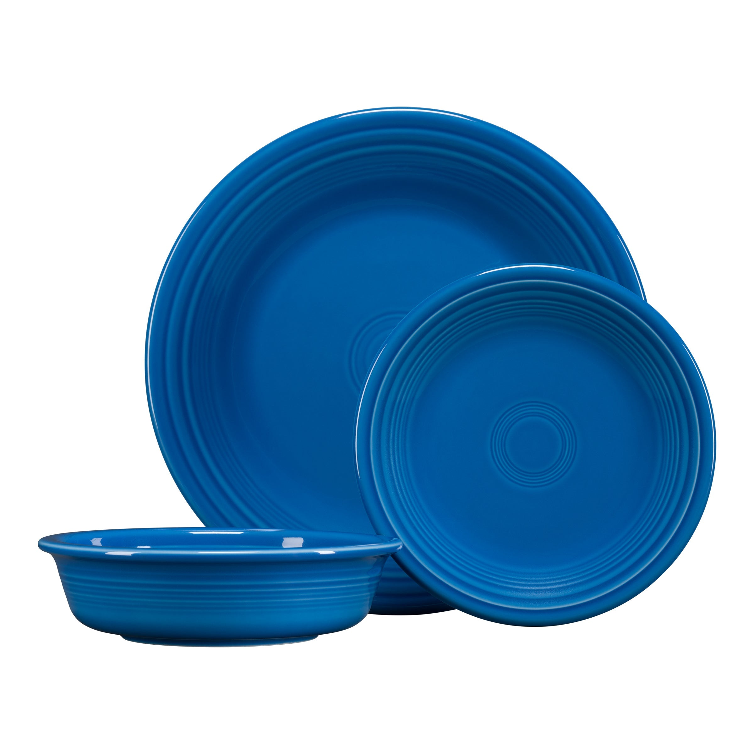 Fiesta Dinnerware - Classic Rim 3-Piece Place Setting, Service for 1 - Image 10