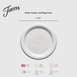 Alternative view of Fiesta Dinnerware - New Retired Fiesta 4 3/8 Inch Coaster and Mug Cover