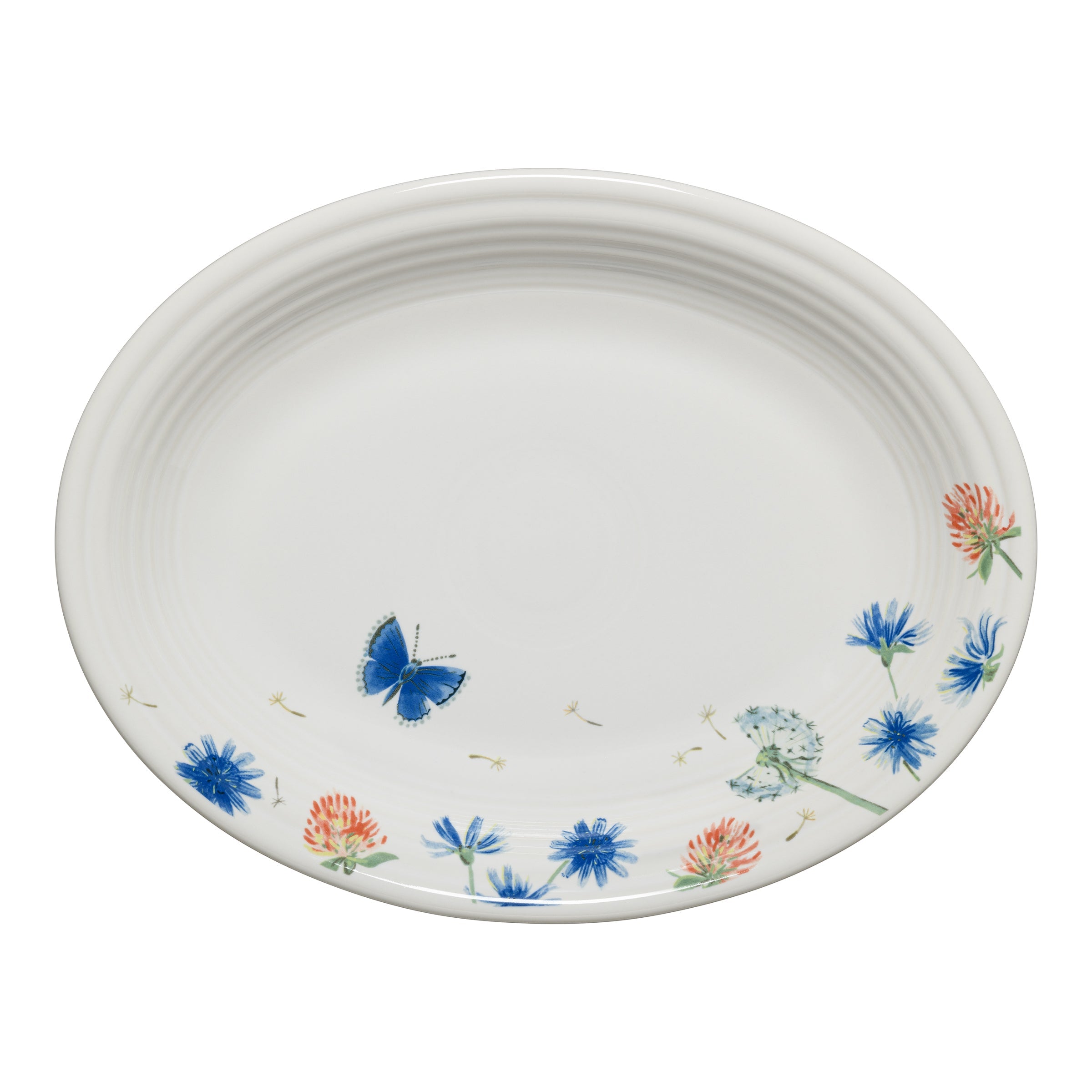 Fiesta Dinnerware - Breezy Floral 11 5/8 Inch Medium Oval Serving Platter