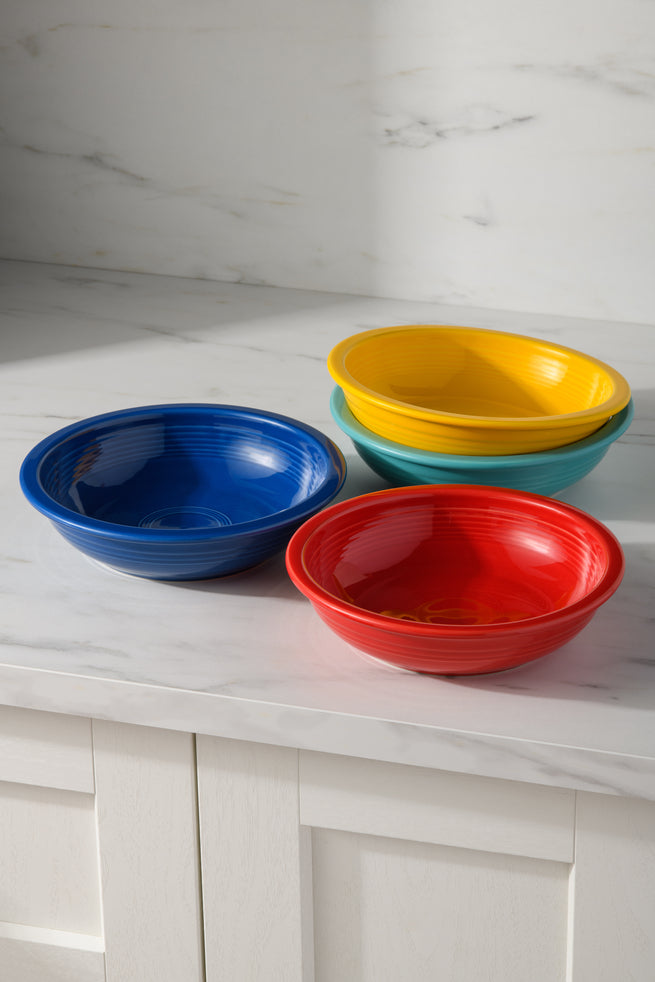 Fiesta Dinnerware - Mixed Vibrant Classic Rim 8 3/8-Inch 34OZ Pasta Bowls, Set of 4 - Image 2